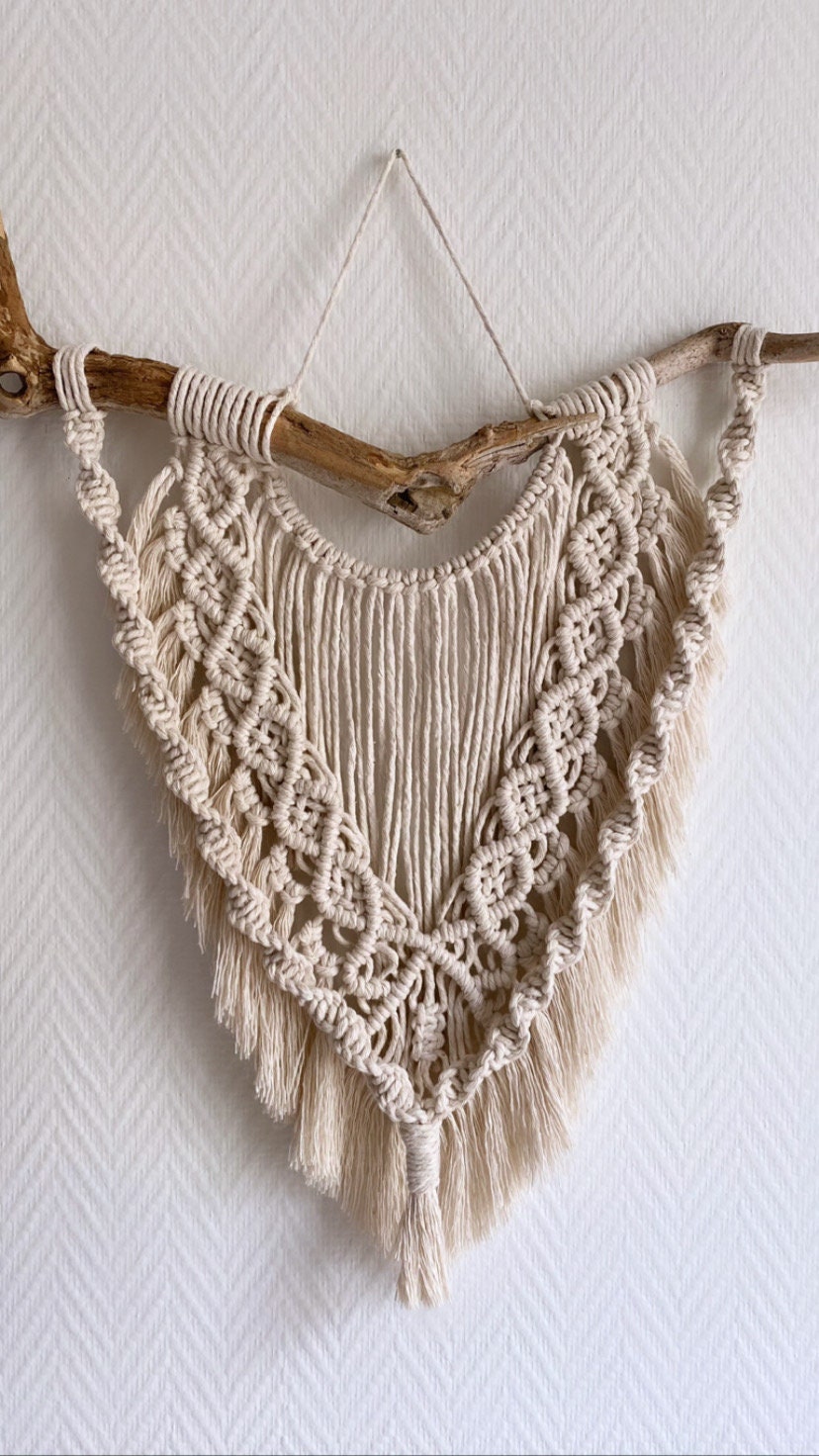 Suspension Murale Collection Bali - Fait Main en Coton Recyclé