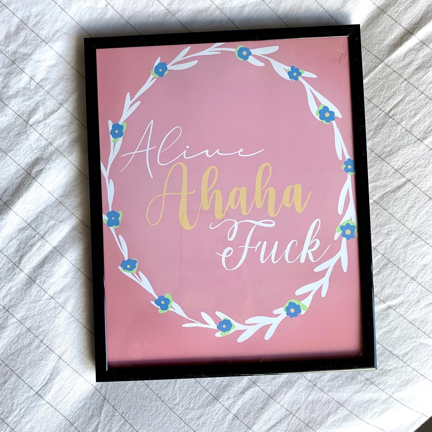 Alive Ahaha Ficken Lustige Tik Tok Poster Tiktok Alive Etsy