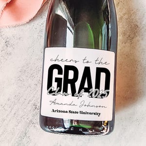 Aangepast afstudeercadeau 2025, bachelor Aangepast college afstudeerlabel afstudeercadeau voor haar klas van 2025 Cadeau voor beste afstudeercadeau