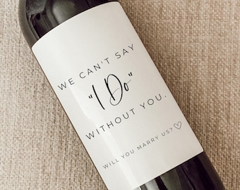 Regalo para el oficiante, propuesta para el oficiante, etiqueta de vino para el oficiante, idea de regalo para el oficiante, regalo para el oficiante de la boda, regalo para el pastor, ministro ordenado