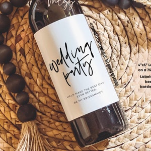 Pairs well with Bridesmaid Duties, Bridesmaid Proposal, Bridesmaid Gift, Bridesmaid Wine Label, Bridesmaid Proposal Box, Bridesmaid Candle