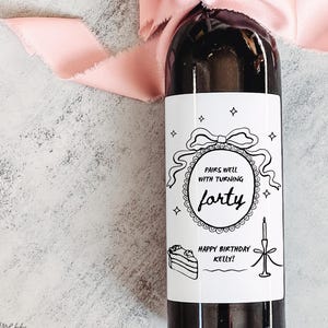 40th Birthday Gift, 40th Birthday Gift for women, personalized 40th birthday gift, Forty, champagne, 1985, birthday gift ideas, Is you 40