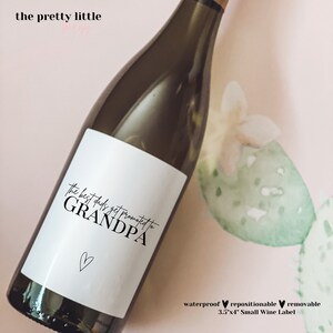 Baby Announcement Wine Labels | Unique Pregnancy Announcement Gift | Grandparents Gift | We're having a baby! | Aunt and Uncle Gift image 4