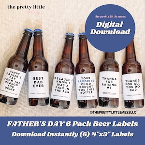 Digitale download Vaderdagcadeau, Vaderdag Bieretiket, Grappig Papa Cadeau, Cadeau voor papa, Papa Bieretiketten, Cadeau van zoon, Cadeau van dochter