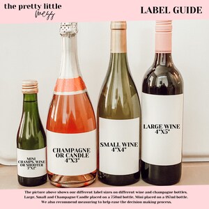 Etiquetas de vino para anunciar un bebé: regalo personalizado para anunciar el embarazo, ideal para abuelos, regalo para nuevos abuelos. imagen 3