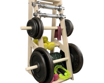 Tydi up Weight Holder Tidy up the Gym Home Gym Weight Holder Disc Rack Vertical Disc Weight Holder Wood Etsy