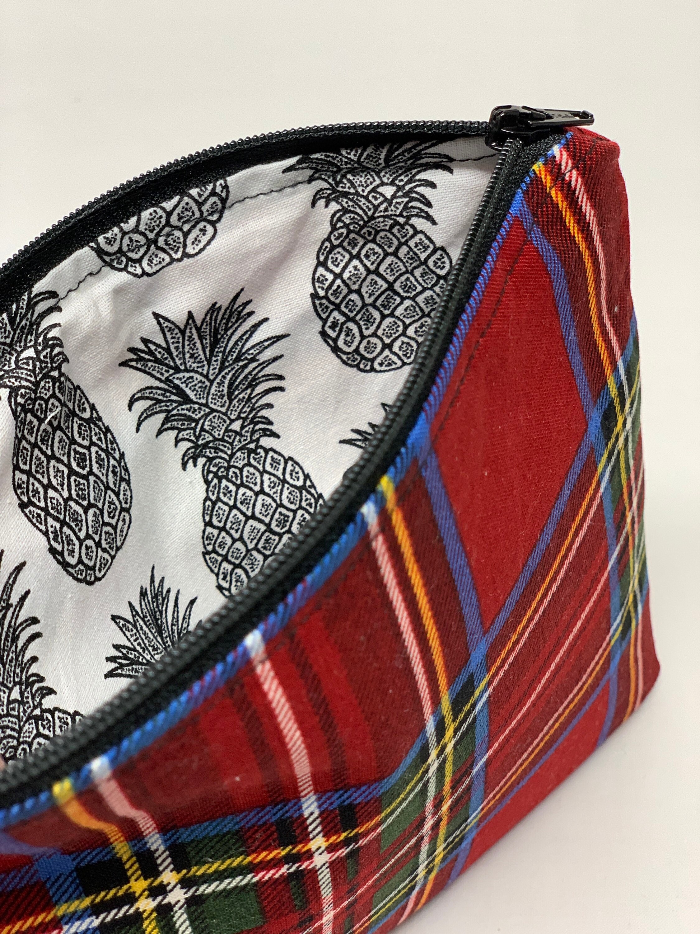 Bolsa de la cremallera bolsa de la cremallera del algodón Etsy