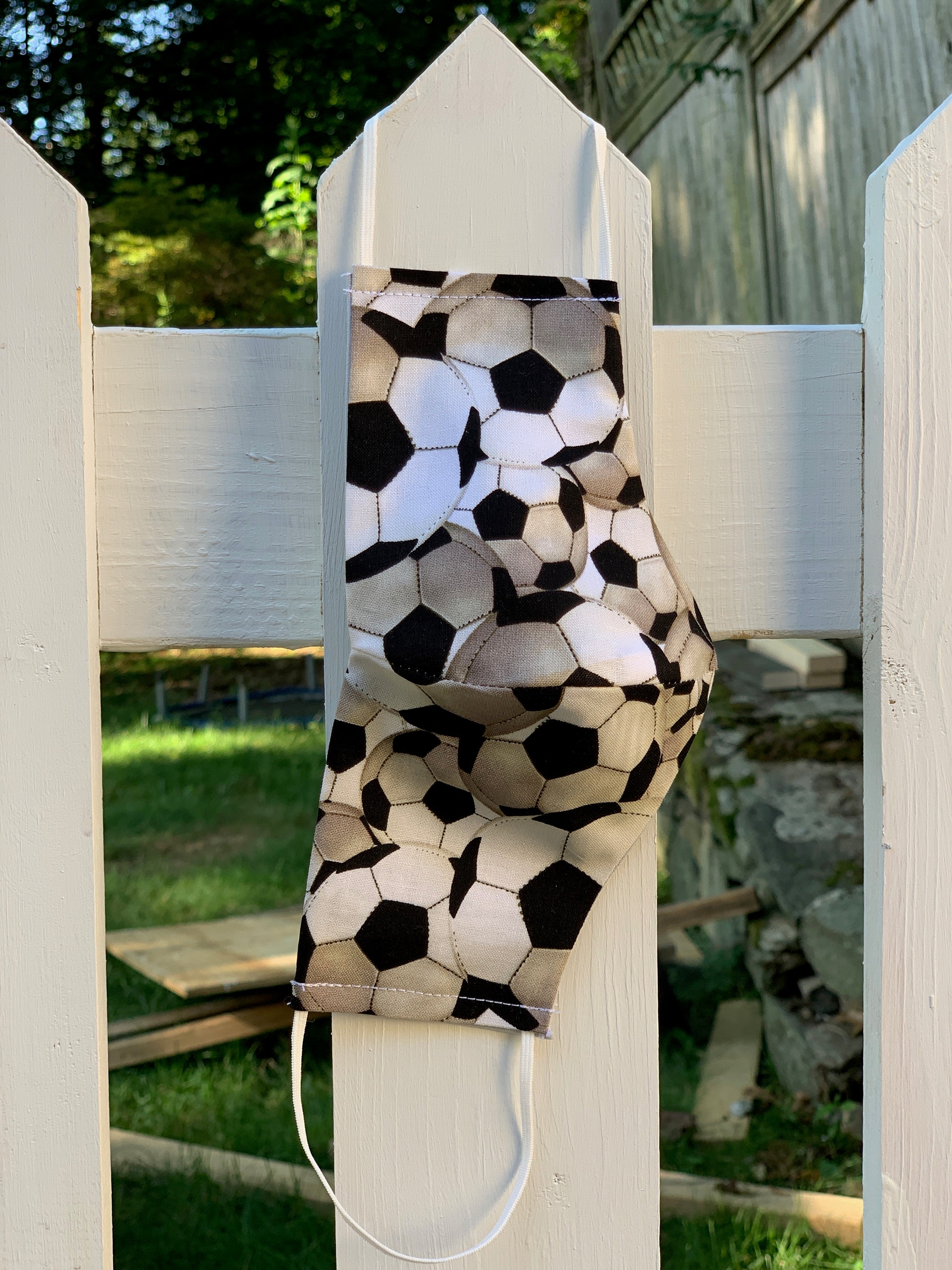 Soccer Mask Soccer Ball Mask Sports Mask Fabric Mask Etsy