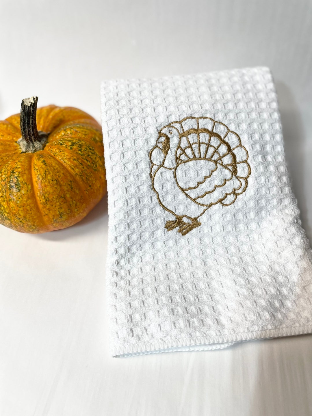 Turkey Towel Thanksgiving Towel Fall Kitchen Towels Etsy