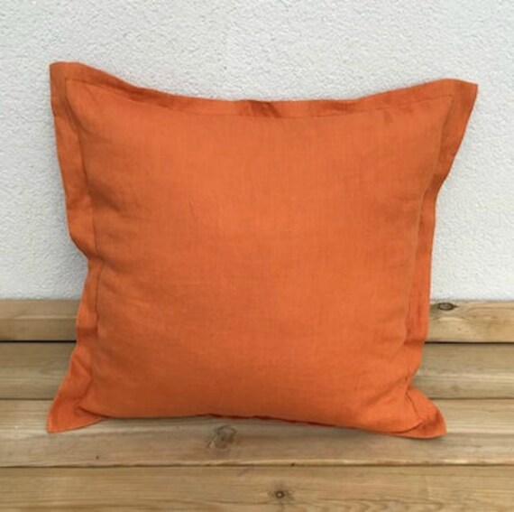 Burnt Orange Throw Pillow set of 2 Burnt Orange Pillow Etsy