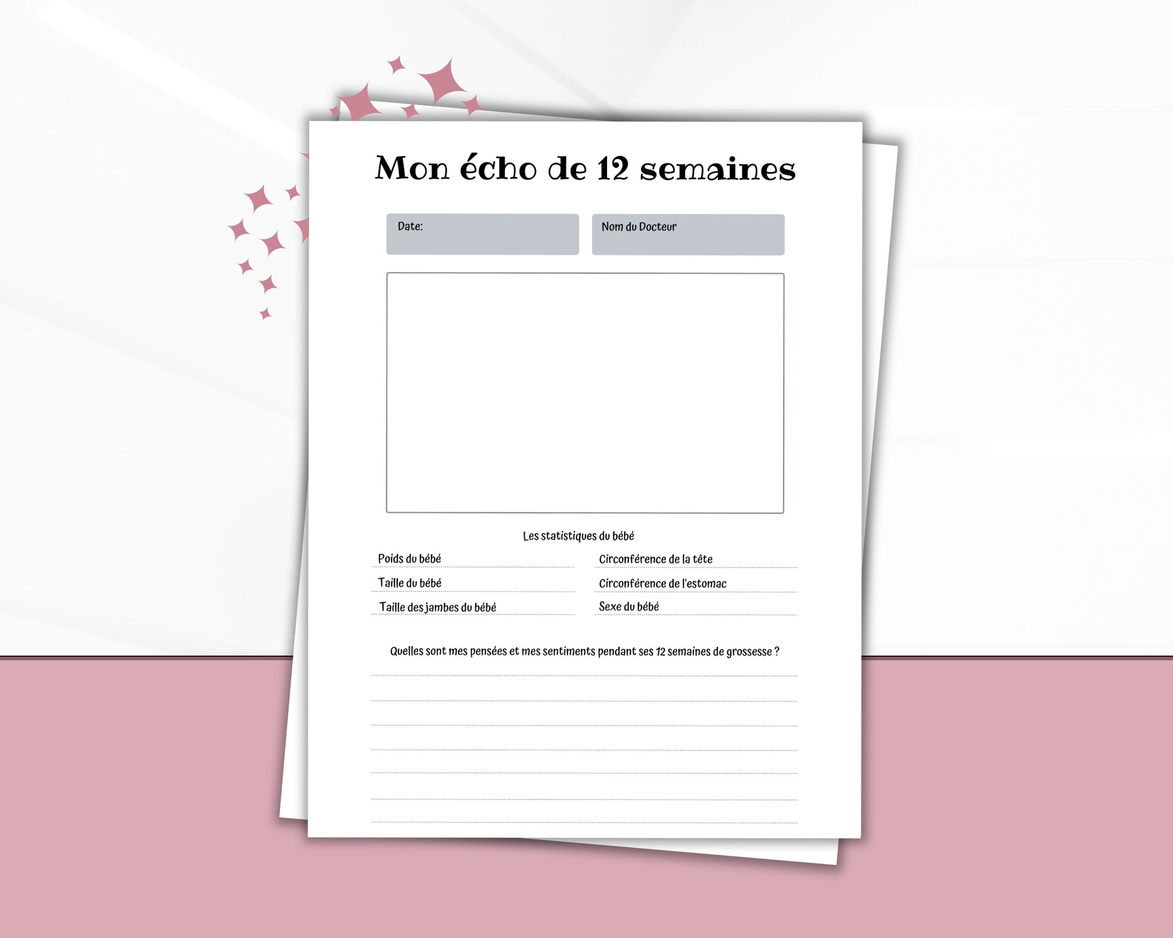 Page De Garde Grossesse Carnet de grossesse à imprimer, suivie grossesse, journal de grossesse