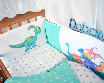 dinosaur bumper pads