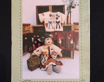 Heart to Hand #72 Merry Berry 30” Bear with Coats pattern