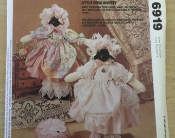 McCall’s Crafts 6919 Pattern Little Miss Muffet Lamb Sheep by Wimpole Street Creations