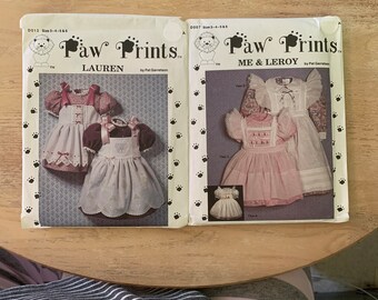 Paw Prints Me & LeRoy, Lauren little Girl Dress Patterns
