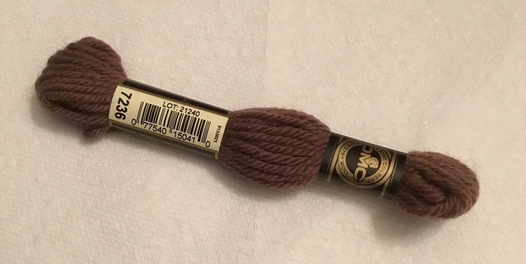 DMC Wool Tapestry Embroidery Thread Color 7236 Medium Brown - Etsy
