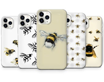 gold glitter effect honeybee iPhone 6 Plus iPhone 6S iPhone 8 spring Honeybee on golden print phone case