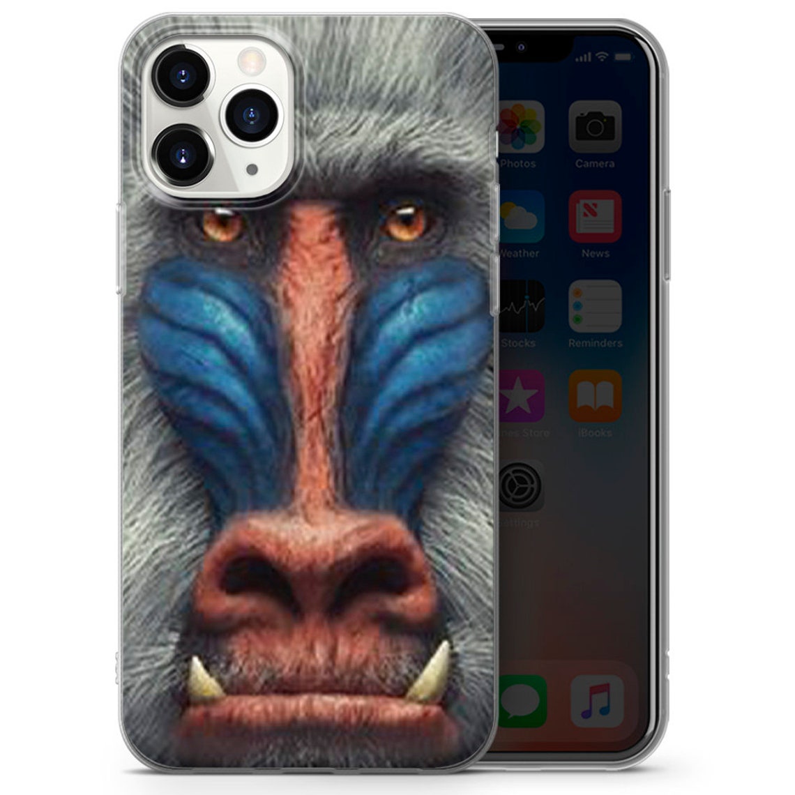 Monkeys Phone Case for iPhone Cover 5S,6,6S,6 Plus,7,7 Plus,8,8 Plus,x