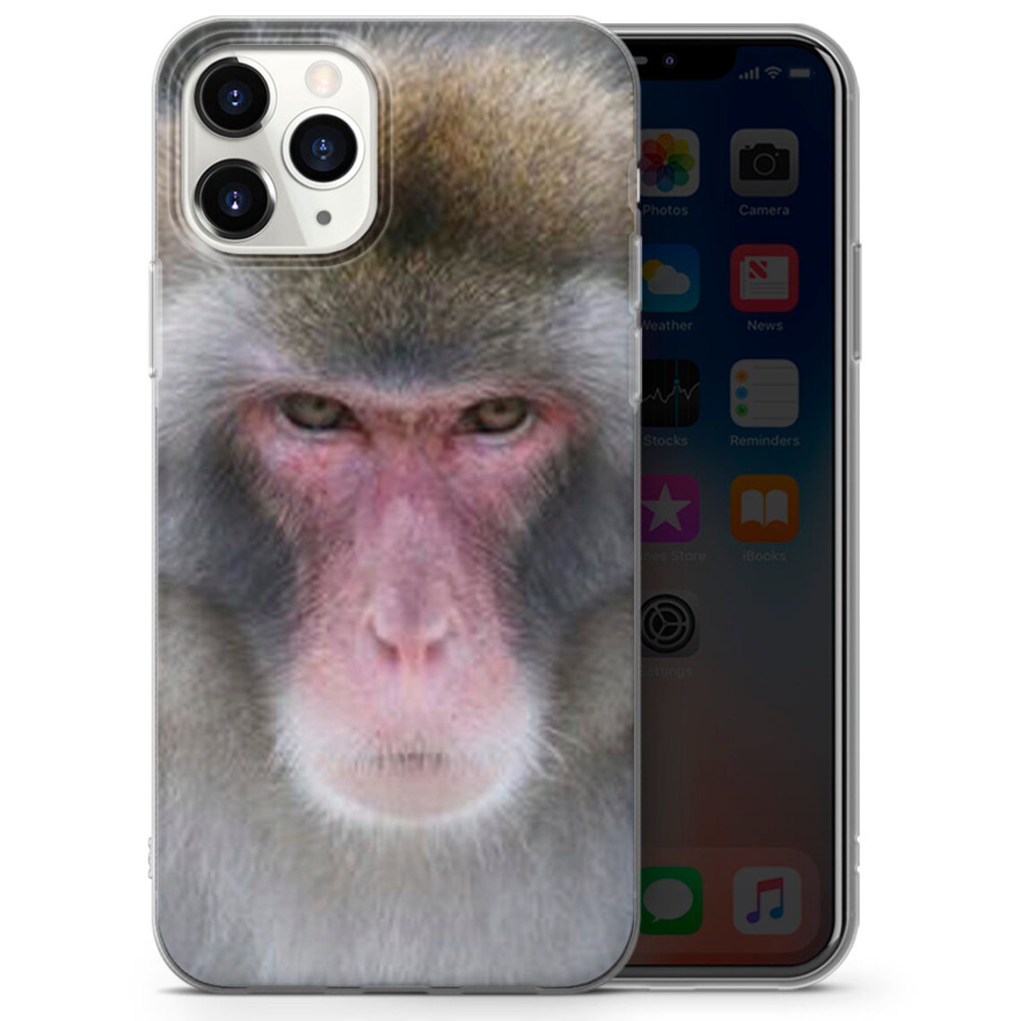 Monkeys Phone Case for iPhone Cover 5S,6,6S,6 Plus,7,7 Plus,8,8 Plus,x