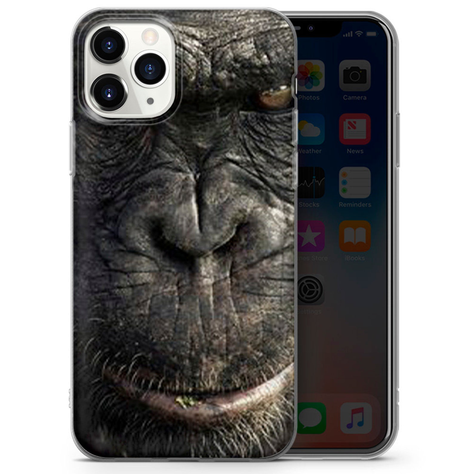 Monkeys Phone Case for iPhone Cover 5S,6,6S,6 Plus,7,7 Plus,8,8 Plus,x