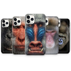 Monkeys phone case for iPhone Cover 5S,6,6S,6 Plus,7,7 Plus,8,8 Plus,X,XS,XR for Samsung HUAWEI L95 image 1