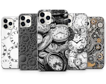 Clock phone case for iPhone Cover 5S,6,6S,6 Plus,7,7 Plus,8,8 Plus,X,XS,XR for Samsung HUAWEI L8