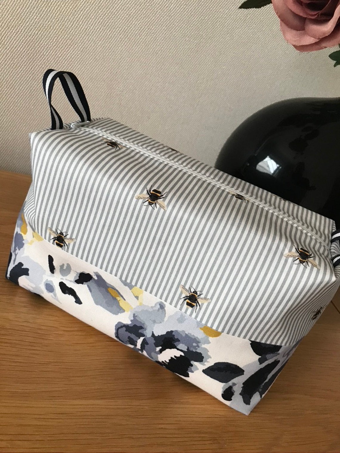 Joules handmade zipped bag/cosmetic bag/toiletries bag/storage Etsy