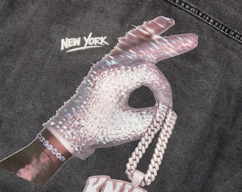 Chaqueta vaquera gris Iceman x NYK
