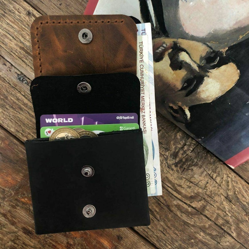 Mens Wallet Engraved Wallet Custom Wallet,Leather Wallet,Gift for Dad,Gift for Men Personalized Handcrafted leather wallet