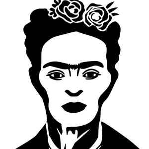 Frida Kahlo Pumpkin Stencil 2 Designs Instant Download - Etsy