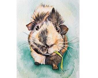 Guinea Pig Art Etsy