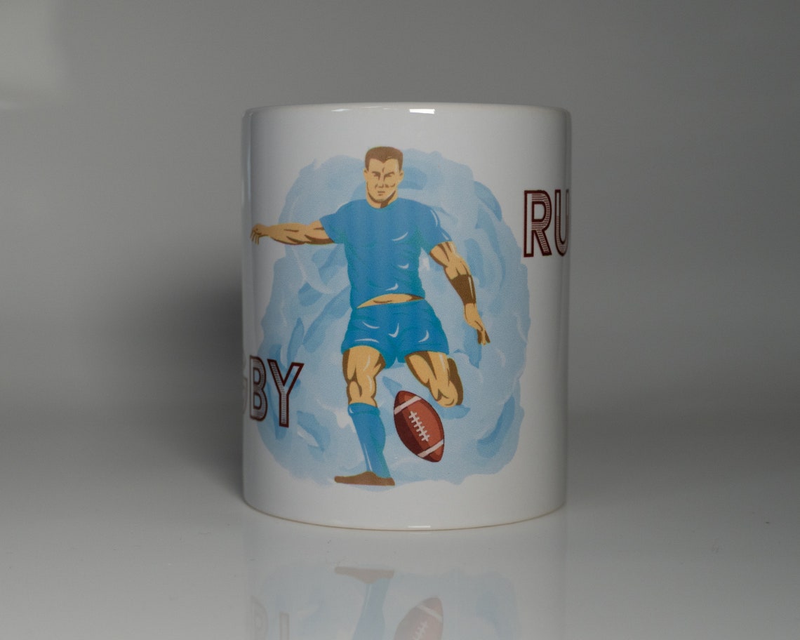 Sport Coffee Mug Rugby Custom Made Mug Etsy