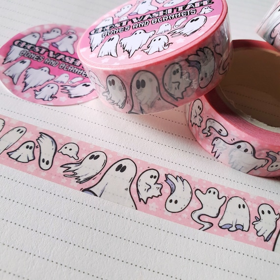 White Ghost Monster Hug Washi Tape Dispenser | Set of 2 White Ghost Monster Hug Washi Tape Dispenser | Set of 2
