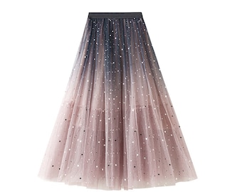 glitter star skirt