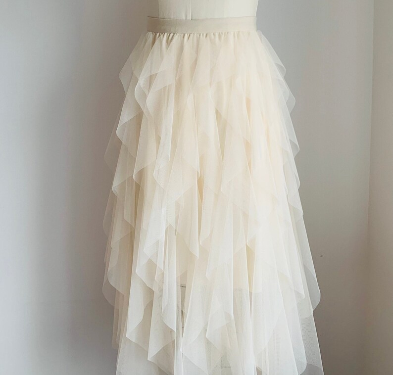 Romantic Layered Tulle Skirt Bridesmaid Tulle Skirt Fast - Etsy