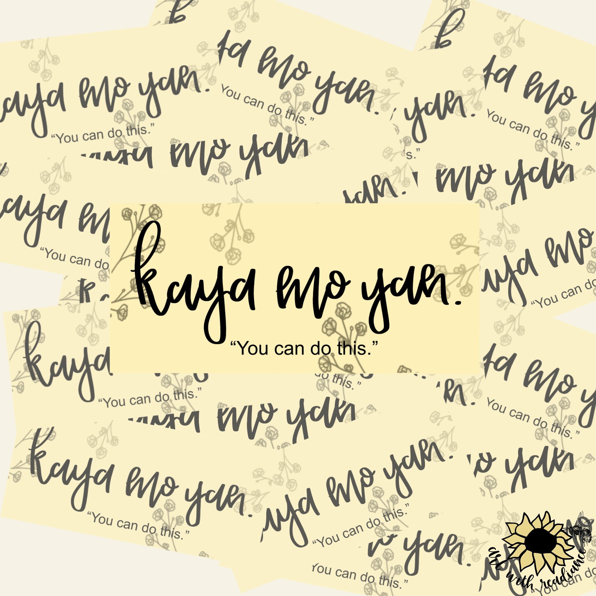 Kaya Mo Yan Sticker Etsy