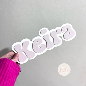 Door name sign acrylic | Childrens door sign | Bedroom name plaque