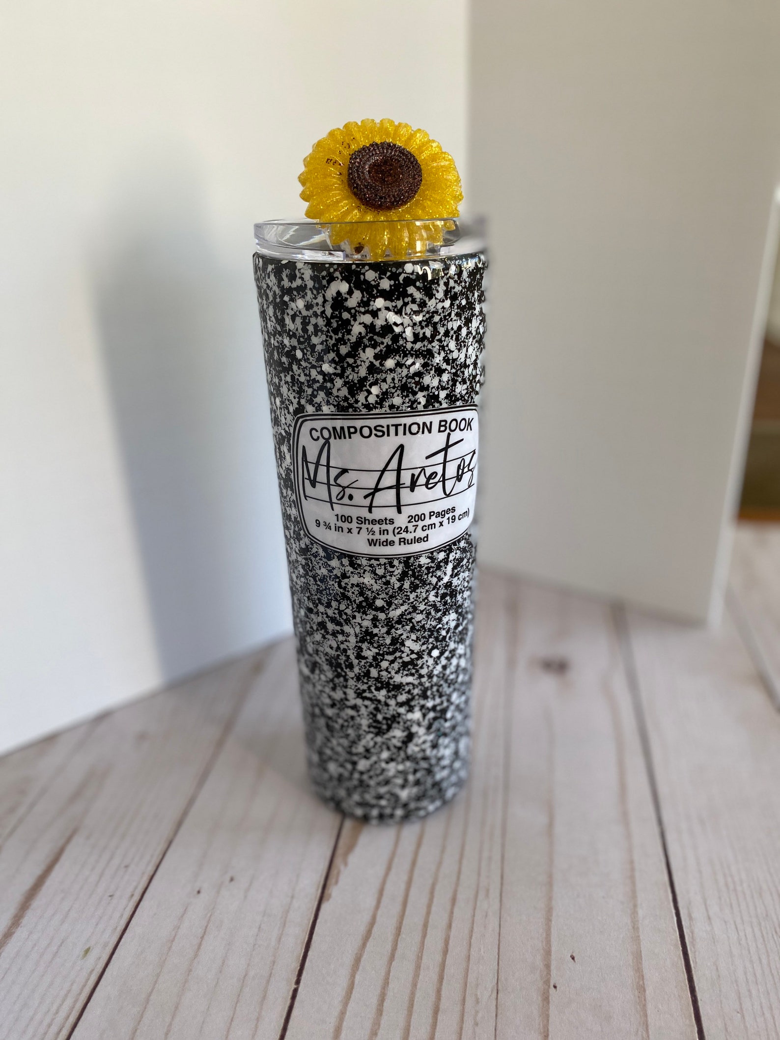 Composition Book Tumbler Teacher Gift Professor Gift Etsy