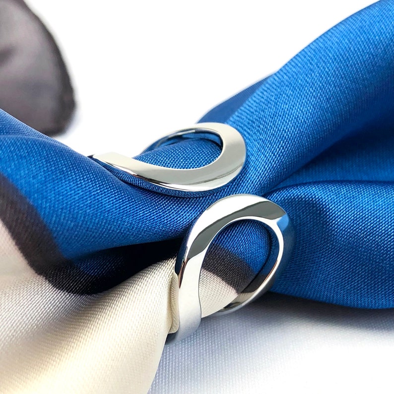 Scarf Ring, Medium Ring, Scarf Buckle, Scarf Clip, Bridal Shower Gift