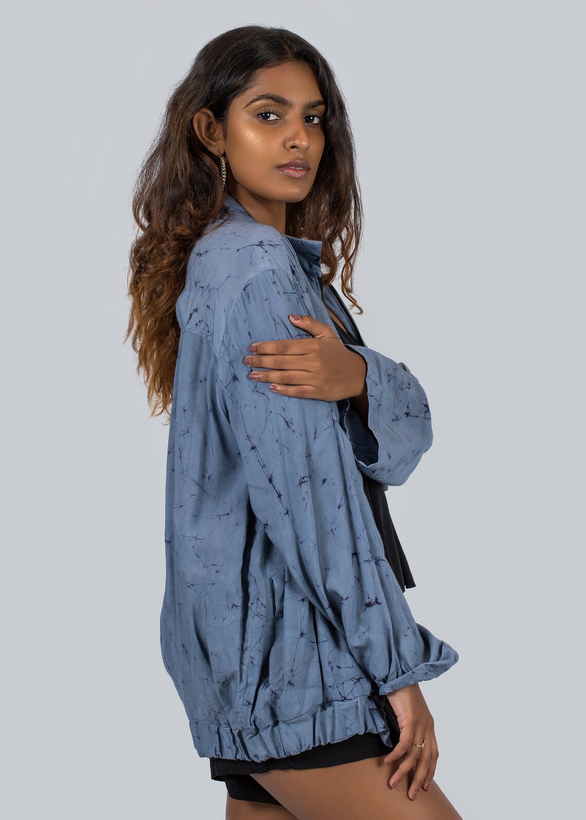batik bomber jacket