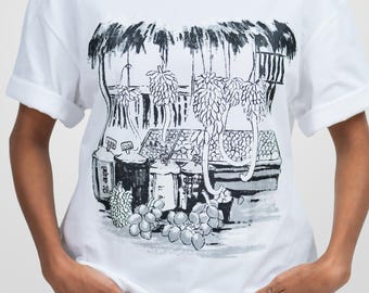Nostalgic Sri Lanka 90s Street Food Graphic T-Shirt | The Memory Edit