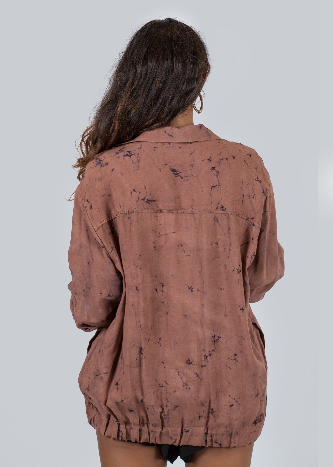 batik bomber jacket