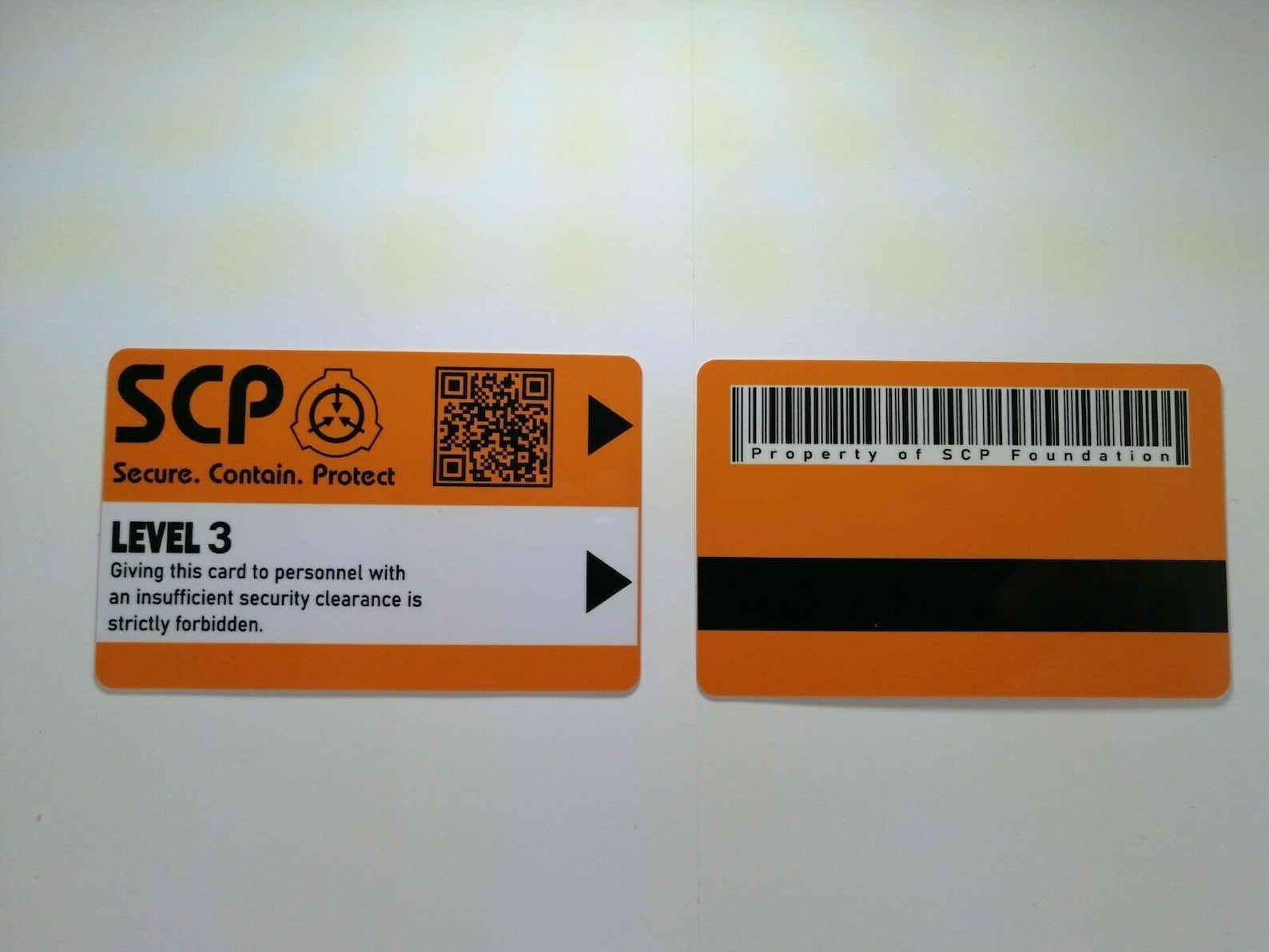 SCP Foundation Keycards 6 piezas TARJETA DE PLÁSTICO tarjeta | Etsy
