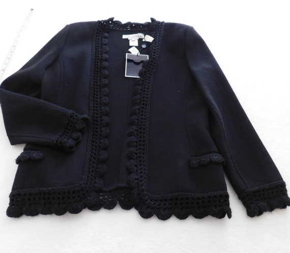 Adele Simpson black jacket