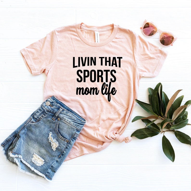 Livin That Sports Mom Life Mom Life Mothers Day Gift for Etsy