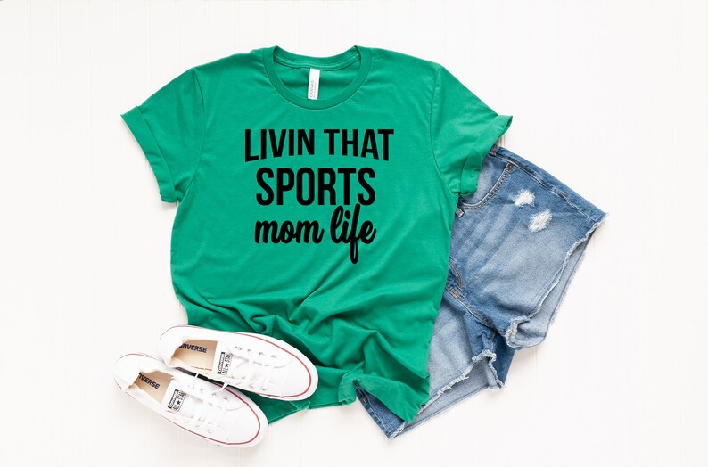 Livin That Sports Mom Life Mom Life Mothers Day Gift for Etsy