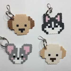 Dog Perler Bead Keychain Denmark