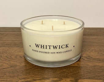 Three Wick Homemade Soy Candle