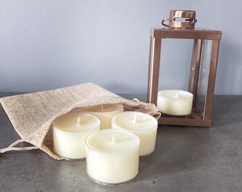 Soy Tealights Extra Large - Pack of 12/24 | Homemade Tealights