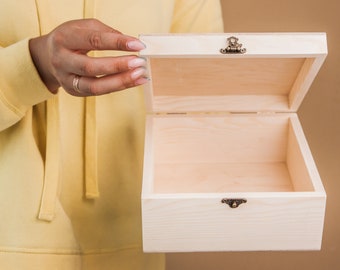 Wooden Keepsake Box Personalised With Your Own Design And Text